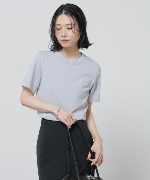 tシャツ Anti Soaked(R) 汗染み防止カラフルクルーTシャツ レディースの画像