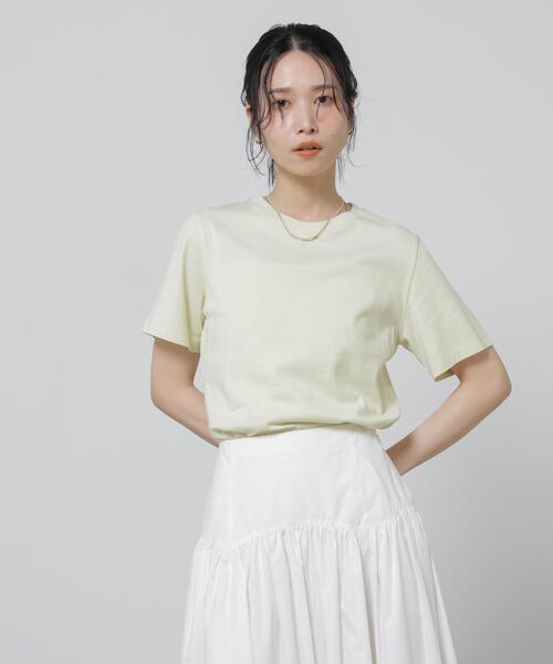 tシャツ Anti Soaked(R) 汗染み防止カラフルクルーTシャツ レディースの画像