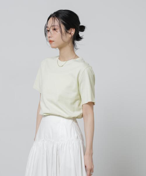 tシャツ Anti Soaked(R) 汗染み防止カラフルクルーTシャツ レディースの画像
