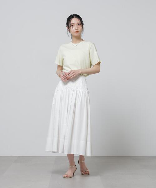 tシャツ Anti Soaked(R) 汗染み防止カラフルクルーTシャツ レディースの画像