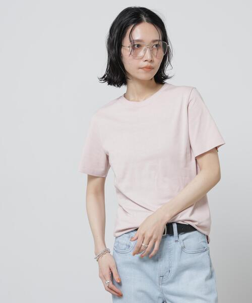 tシャツ Anti Soaked(R) 汗染み防止カラフルクルーTシャツ レディースの画像