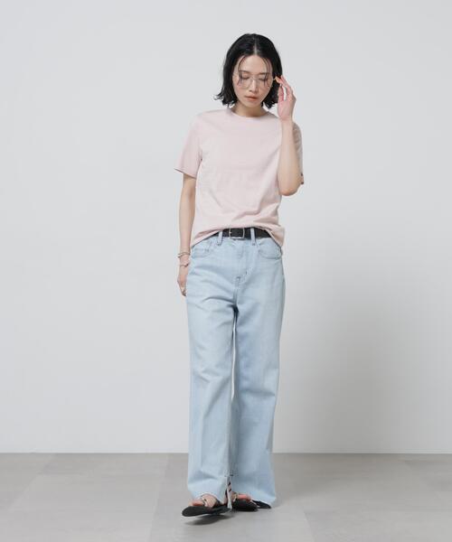 tシャツ Anti Soaked(R) 汗染み防止カラフルクルーTシャツ レディースの画像