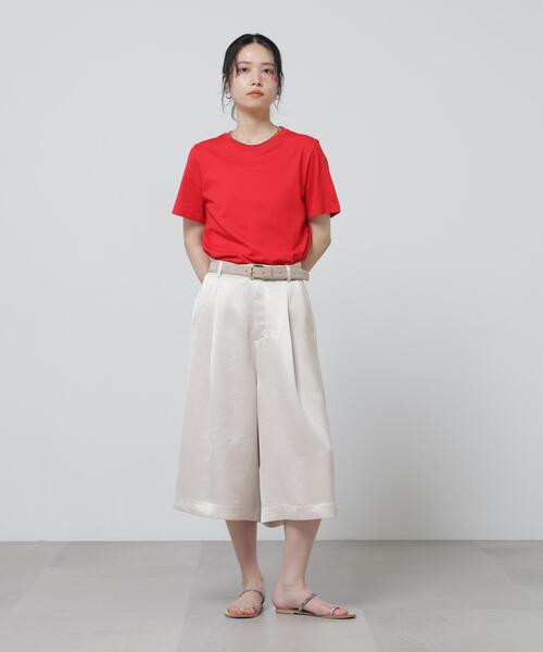 tシャツ Anti Soaked(R) 汗染み防止カラフルクルーTシャツ レディースの画像