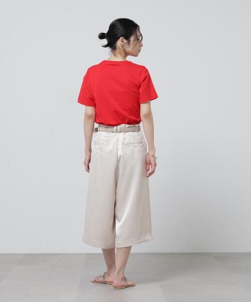 tシャツ Anti Soaked(R) 汗染み防止カラフルクルーTシャツ レディースの画像