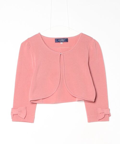 M'S GRACY - エムズグレイシー　未使用　ボレロ　ピンク 38 M'S GRACY M'S GRACY（エムズグレイシー） ニットボレロ 38 ピンク レディース