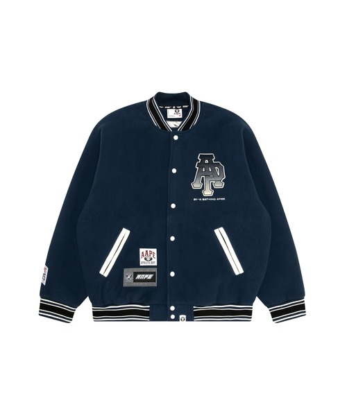 「AAPE BY A BATHING APE」 ブルゾン MEDIUM ネイビー メンズ