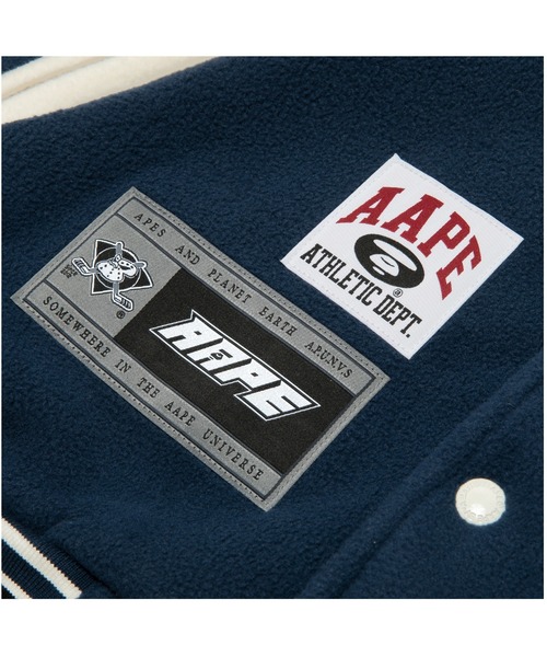「AAPE BY A BATHING APE」 ブルゾン MEDIUM ネイビー メンズの画像