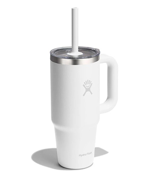 21オンス トラベルタンブラーフラスコ ストローマグ　水筒　ハイドロフラスク　黒 HYDRO FLASK（ハイドロフラスク） 水筒 ステンレスボトル オール