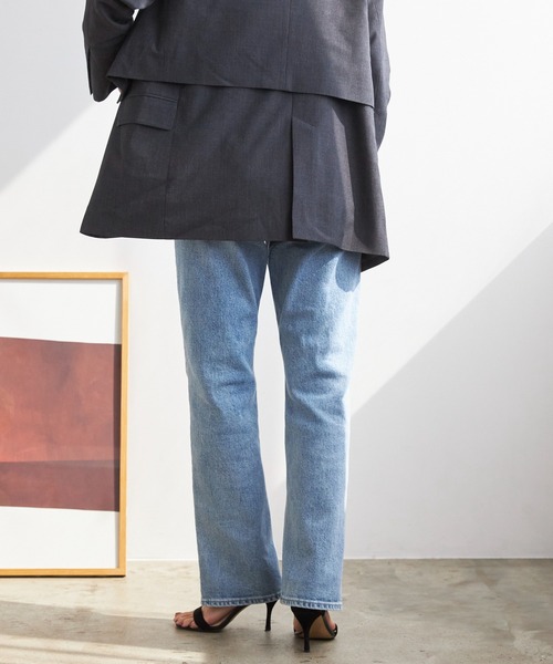 YANUK（ヤヌーク） デニムパンツ 25inch サックスブルー レディース