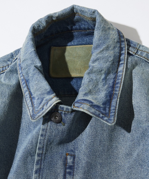 「NAUTICA」 デニムジャケット MEDIUM ネイビー メンズ_画像3