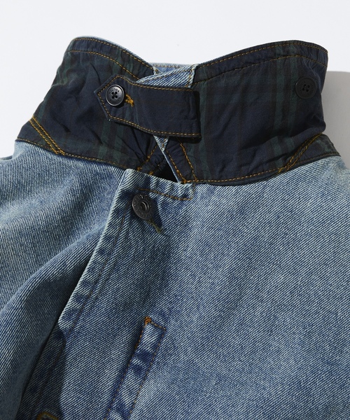 「NAUTICA」 デニムジャケット MEDIUM ネイビー メンズ_画像4
