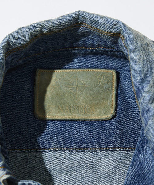 「NAUTICA」 デニムジャケット MEDIUM ネイビー メンズ_画像5