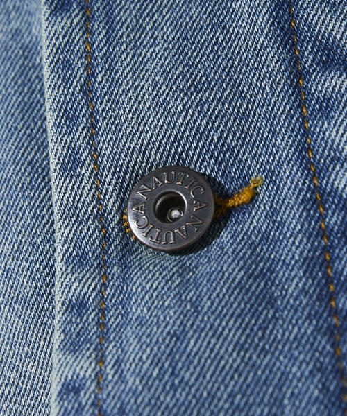 「NAUTICA」 デニムジャケット MEDIUM ネイビー メンズ_画像7
