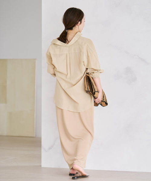plage（プラージュ） ブラウス シャツ new cotton sheer シャツ
