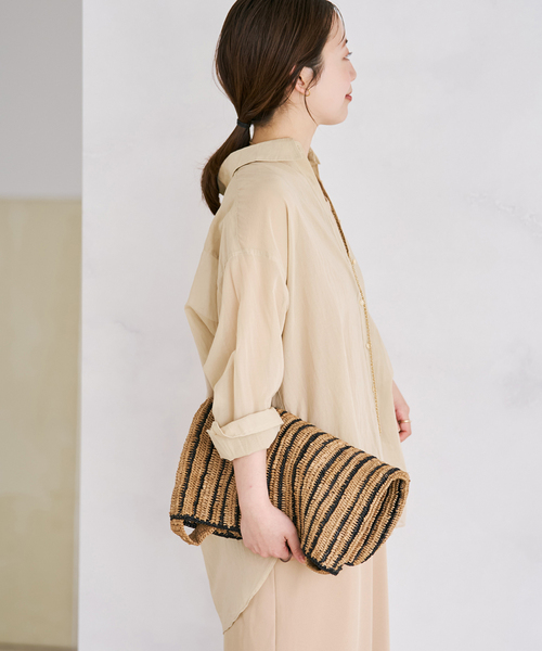 plage（プラージュ） ブラウス シャツ new cotton sheer シャツ
