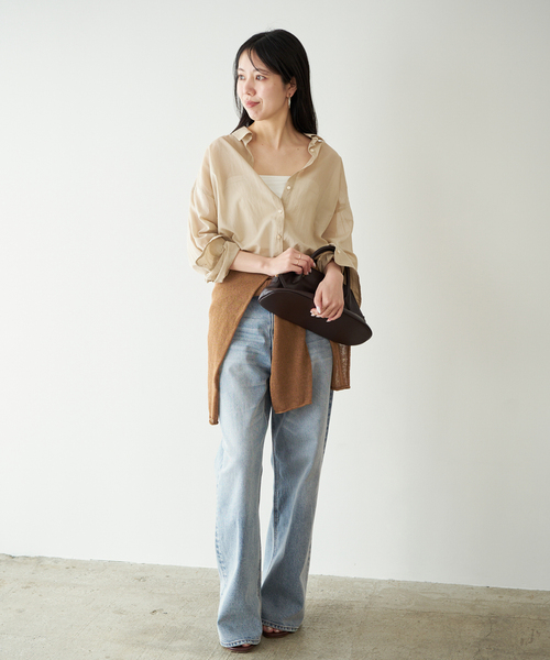 plage（プラージュ） ブラウス シャツ new cotton sheer シャツ