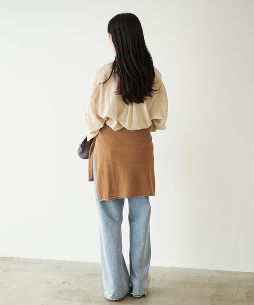 plage（プラージュ） ブラウス シャツ new cotton sheer シャツ