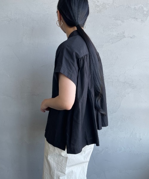 ダントン　danton 38 ブラック Danton（ダントン） 半袖シャツ 38 ブラック レディース : ZOZOTOWN