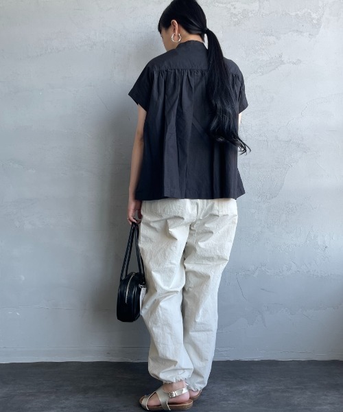 Danton（ダントン） 半袖シャツ 38 ブラック レディース : ZOZOTOWN