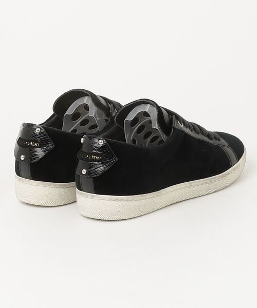 「SAINT LAURENT PARIS」 ローカットスニーカー 34 ブラック レディース_画像2