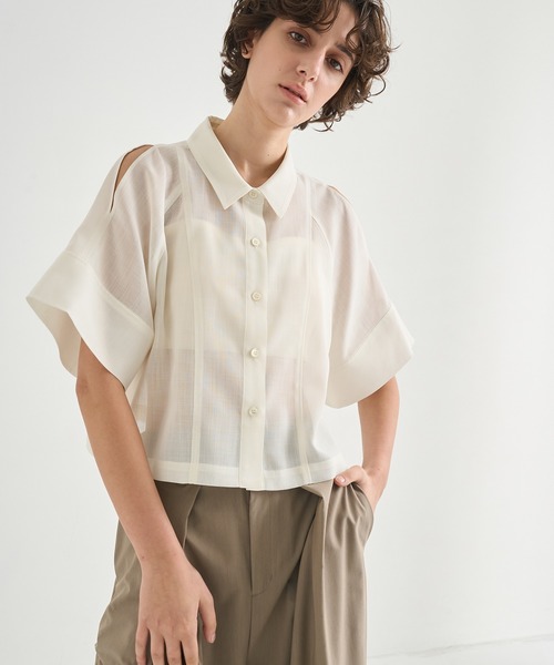 CITY TOKYO ブラウス シャツ 半袖 「CITY TOKYO/シティートウキョウ