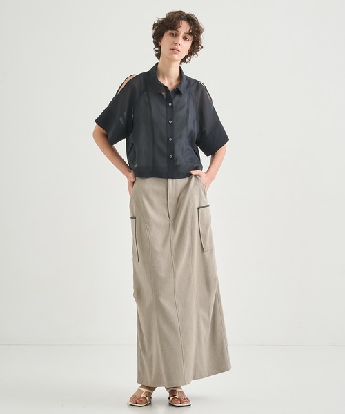 CITY TOKYO リネンシャツ ブラウス シャツ 半袖 「CITY TOKYO/シティー