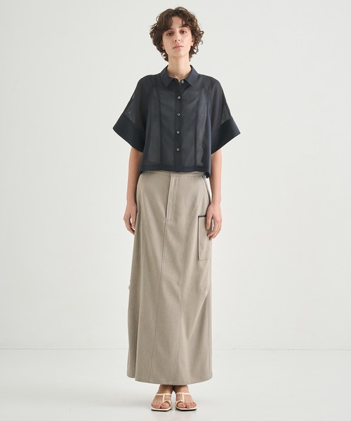 CITY TOKYO リネンシャツ ブラウス シャツ 半袖 「CITY TOKYO/シティー