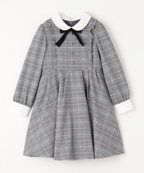 「ANY」 「KIDS」長袖ワンピース 110 ネイビー キッズ_画像7