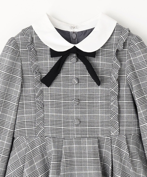 「ANY」 「KIDS」長袖ワンピース 110 ネイビー キッズ_画像9