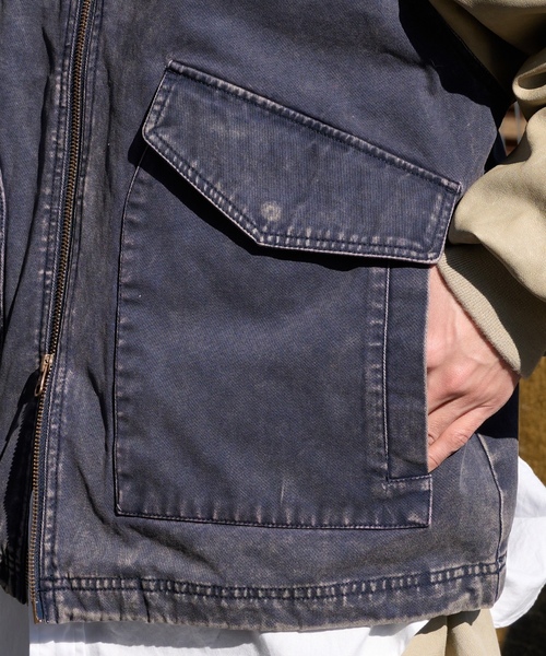 Perushu デニムジャケット MEDIUM ネイビー メンズ : ZOZOTOWN Yahoo