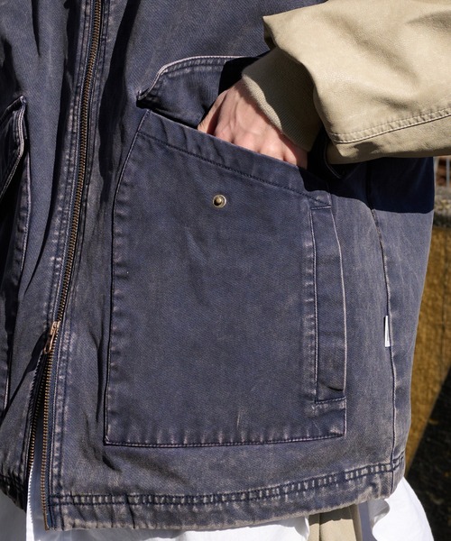 Perushu デニムジャケット MEDIUM ネイビー メンズ : ZOZOTOWN Yahoo 