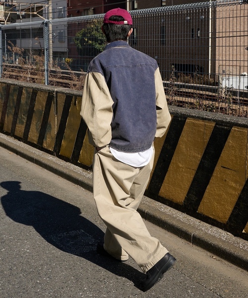 Perushu デニムジャケット MEDIUM ネイビー メンズ : ZOZOTOWN Yahoo 