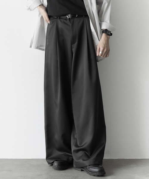 「remer」 パンツ SMALL グレイッシュベージュ メンズ_画像2