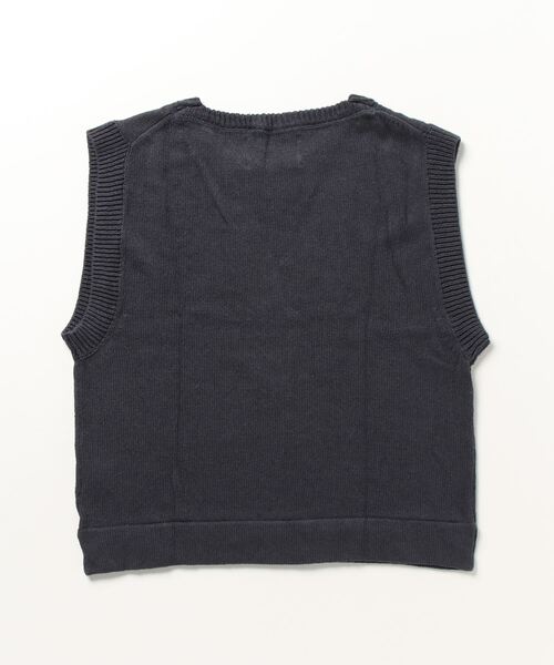 「MHL.」 ノースリーブニット 2 ネイビー レディース_画像2