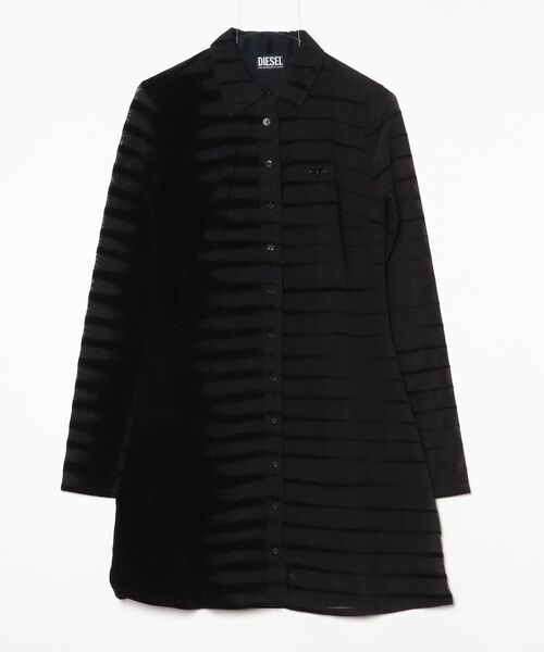 DIESEL（ディーゼル） 長袖ワンピース SMALL ブラック レディース 