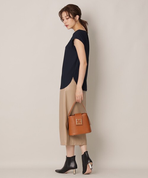 「EPOCA THE SHOP」 ノースリーブブラウス 38 オフホワイト レディース_画像7
