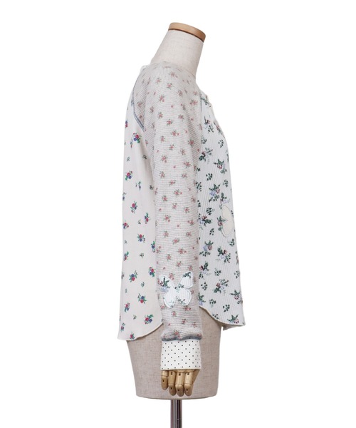 tシャツ rurumu:/ルルムウ/butterfly patch thermal top レディースの画像