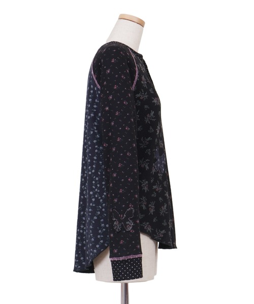 tシャツ rurumu:/ルルムウ/butterfly patch thermal top レディースの画像