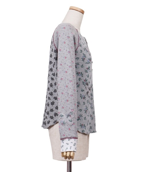 tシャツ rurumu:/ルルムウ/butterfly patch thermal top レディースの画像