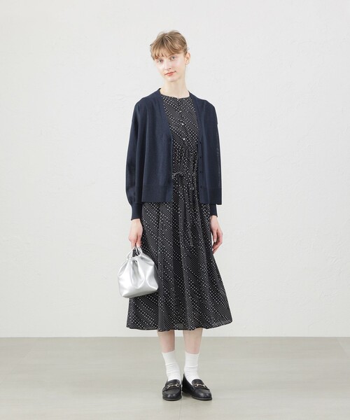 「MACKINTOSH PHILOSOPHY」 ニットカーディガン 36 イエロー レディース_画像6