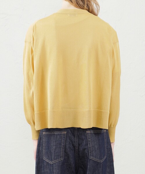 「MACKINTOSH PHILOSOPHY」 ニットカーディガン 36 イエロー レディース_画像9