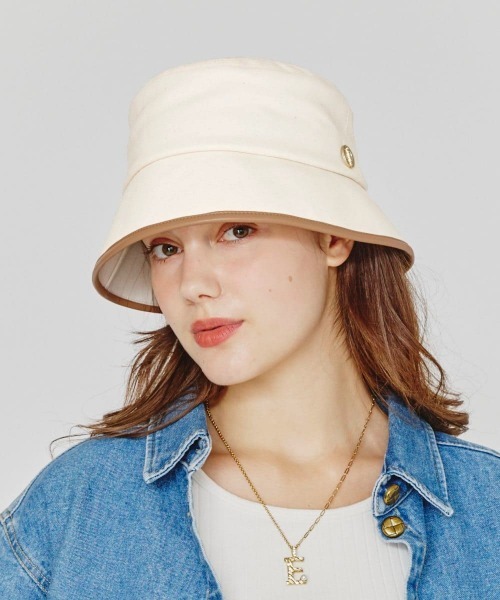 「Chapeau d' O」 ハット M/57.5cm ブラック レディース_画像4