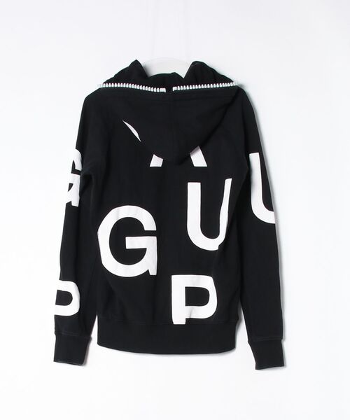 1PIU1UGUALE3 RELAX ジップアップパーカー XX-LARGE ブラック メンズ