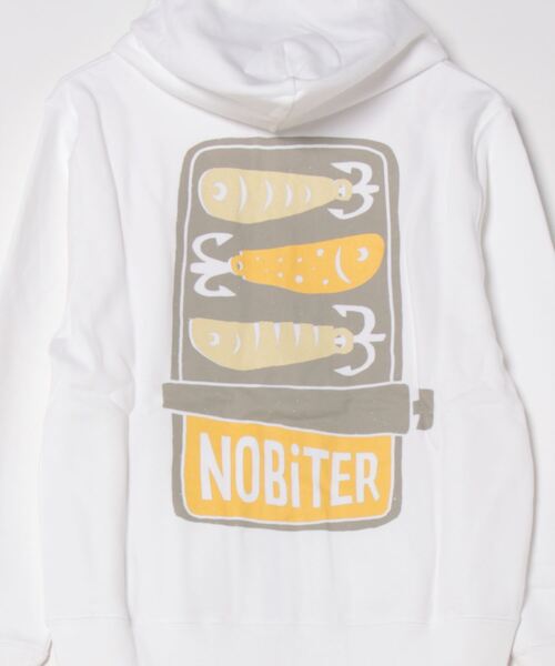 「and it_」 「no biter」ジップアップパーカー X-LARGE ホワイト メンズ_画像4