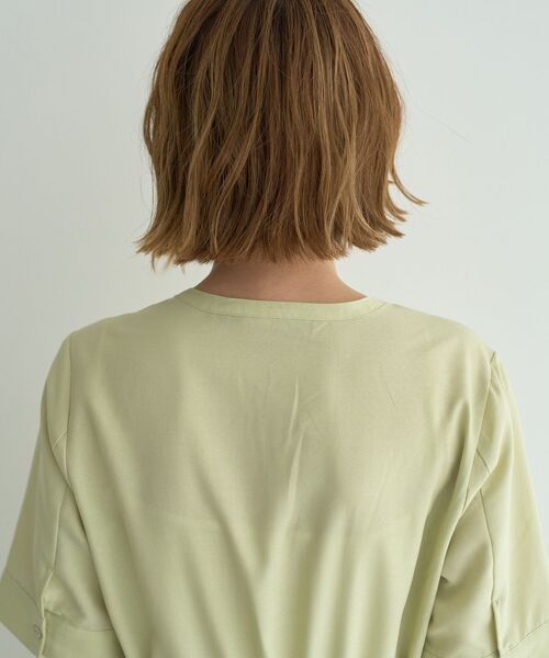 「YECCA VECCA」 半袖ワンピース FREE ネイビー レディース_画像9
