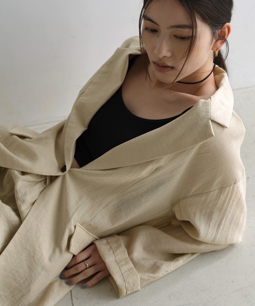 「andme」 「alma design」テーラードジャケット M ブラック レディース_画像3