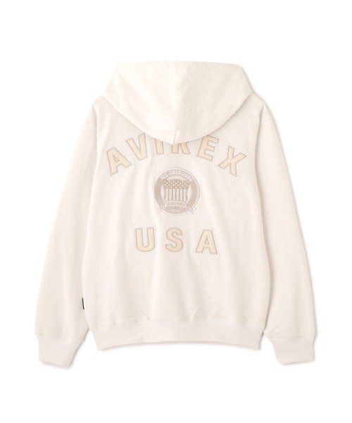 AVIREX（アヴィレックス） パーカー SIGNATURE VARSITY LOGO ZIP UP
