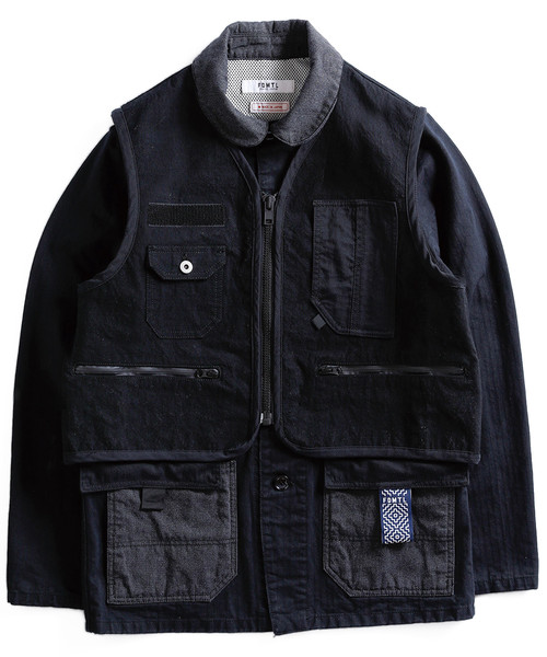 FDMTL（ファンダメンタル） カバーオール 3WAY VEST COVERALL 3WAY
