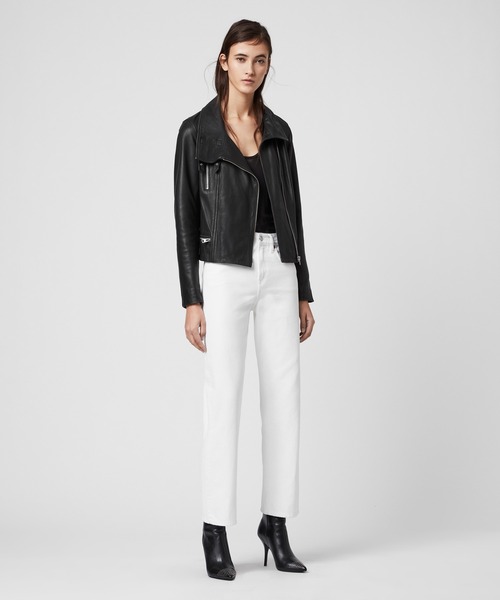 ALLSAINTS Bales Leather Biker Jacket | Bloomingdale's