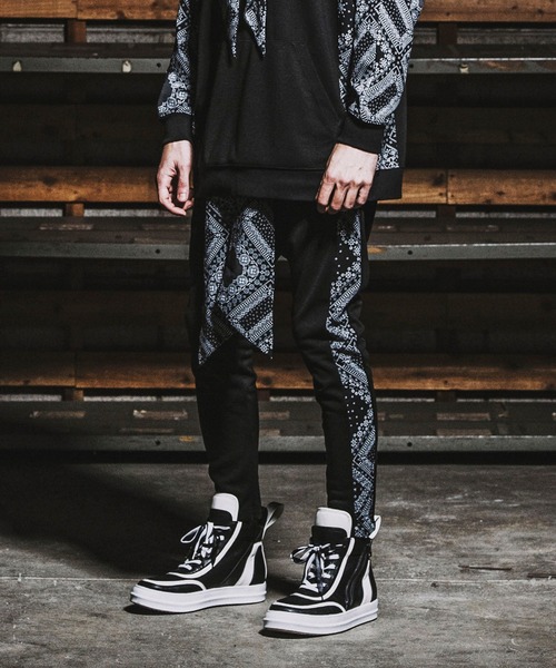 海外最新 パンツ スカーフストリングサルエルスキニーpt 史上最も激安 Esiba Tg